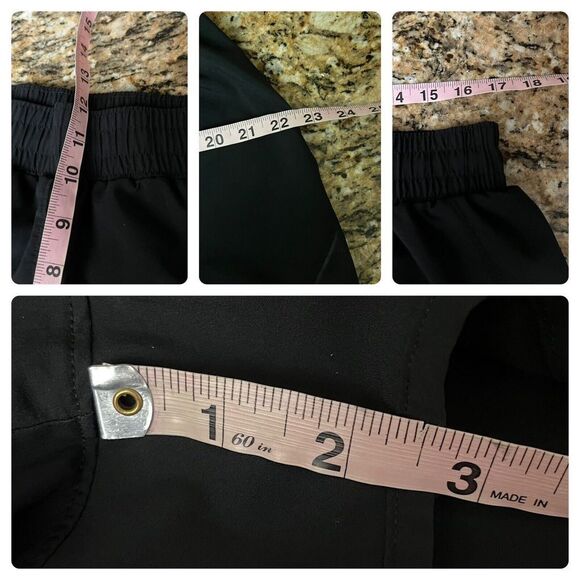 All In Motion Women's XXL Lined Run Shorts - Zip Pocket - Black MID RISE nwot - Picture 4 of 10